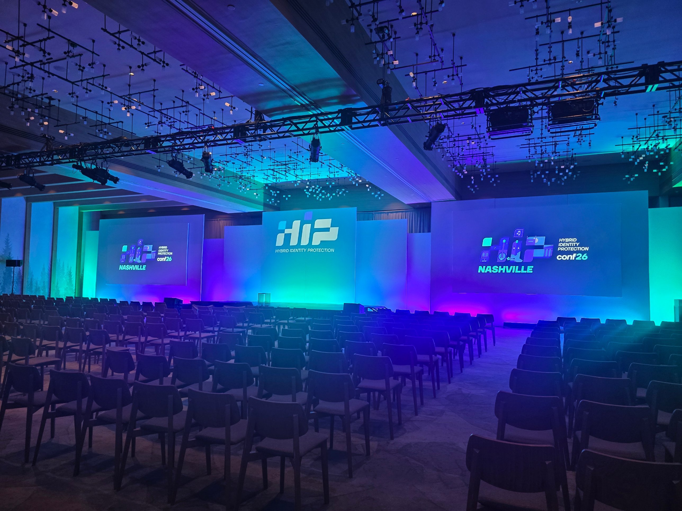De grote zaal van HIP Conf 26 in Nashville